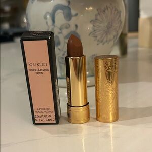 Gucci Satin Lipstick in Warm Brown